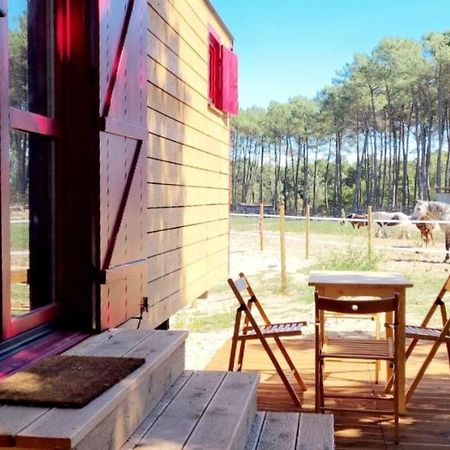 Roulottes Cocooning Au Coeur Des Landes Hotel Mees Exterior photo