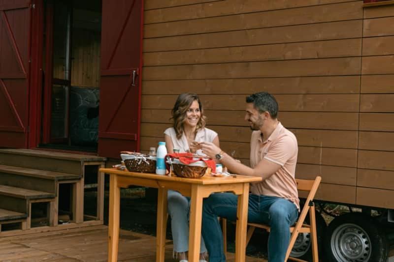 Roulottes Cocooning Au Coeur Des Landes Hotel Mees Exterior photo